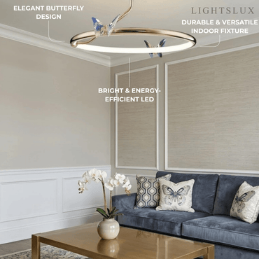 Excelis Enchanting Butterfly Ceiling Light 