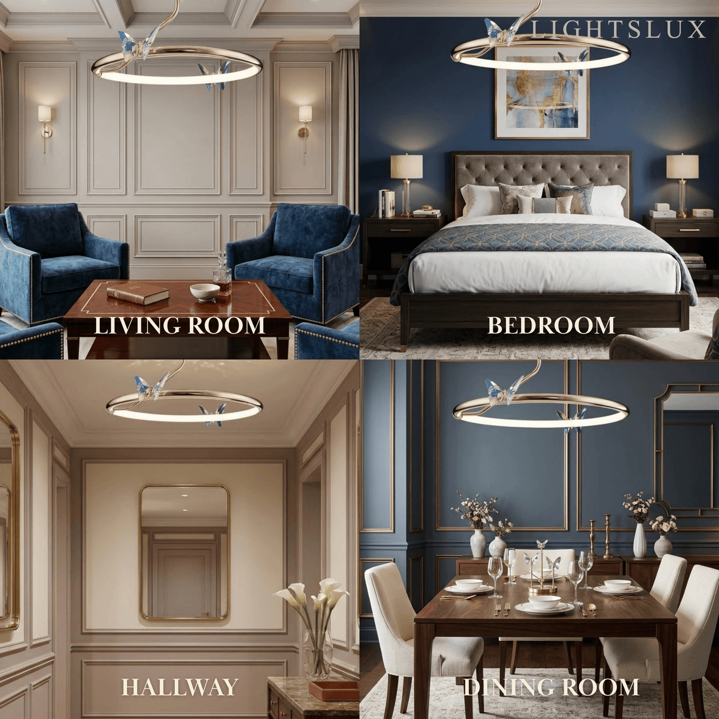 Excelis Enchanting Butterfly Ceiling Light 