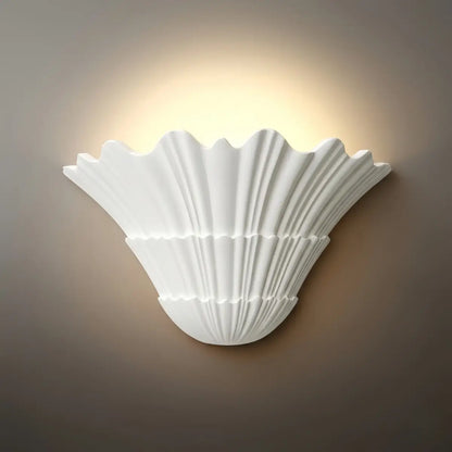 Modern Wall Lamp — Plaster White