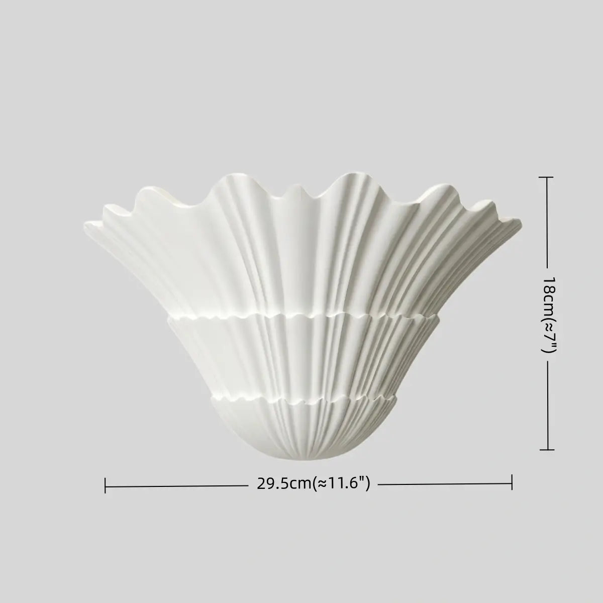 Modern Wall Lamp — Plaster White