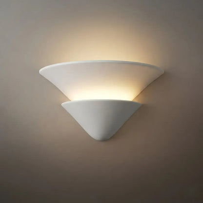 Modern Wall Lamp — Plaster White