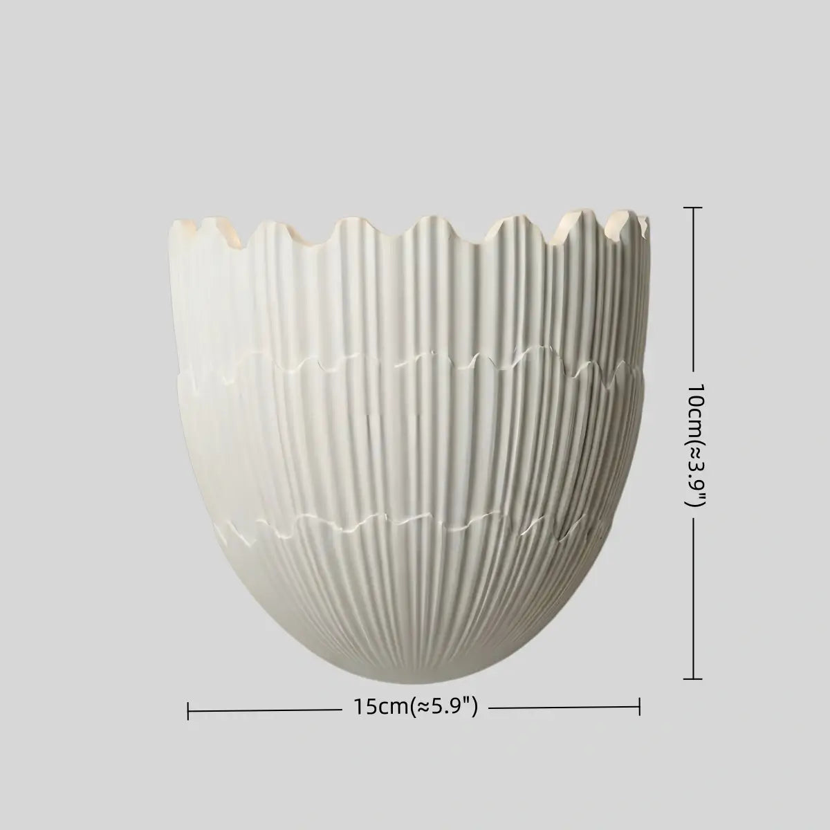 Modern Wall Lamp — Plaster White