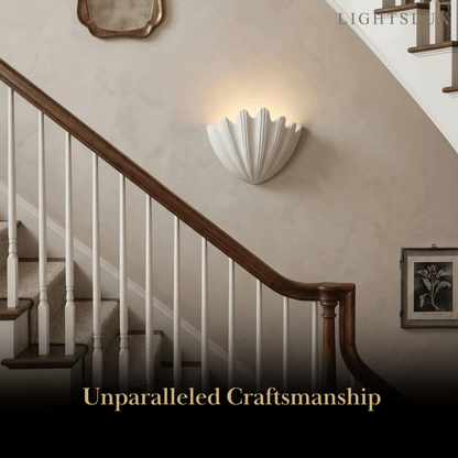 Modern Wall Lamp — Plaster White