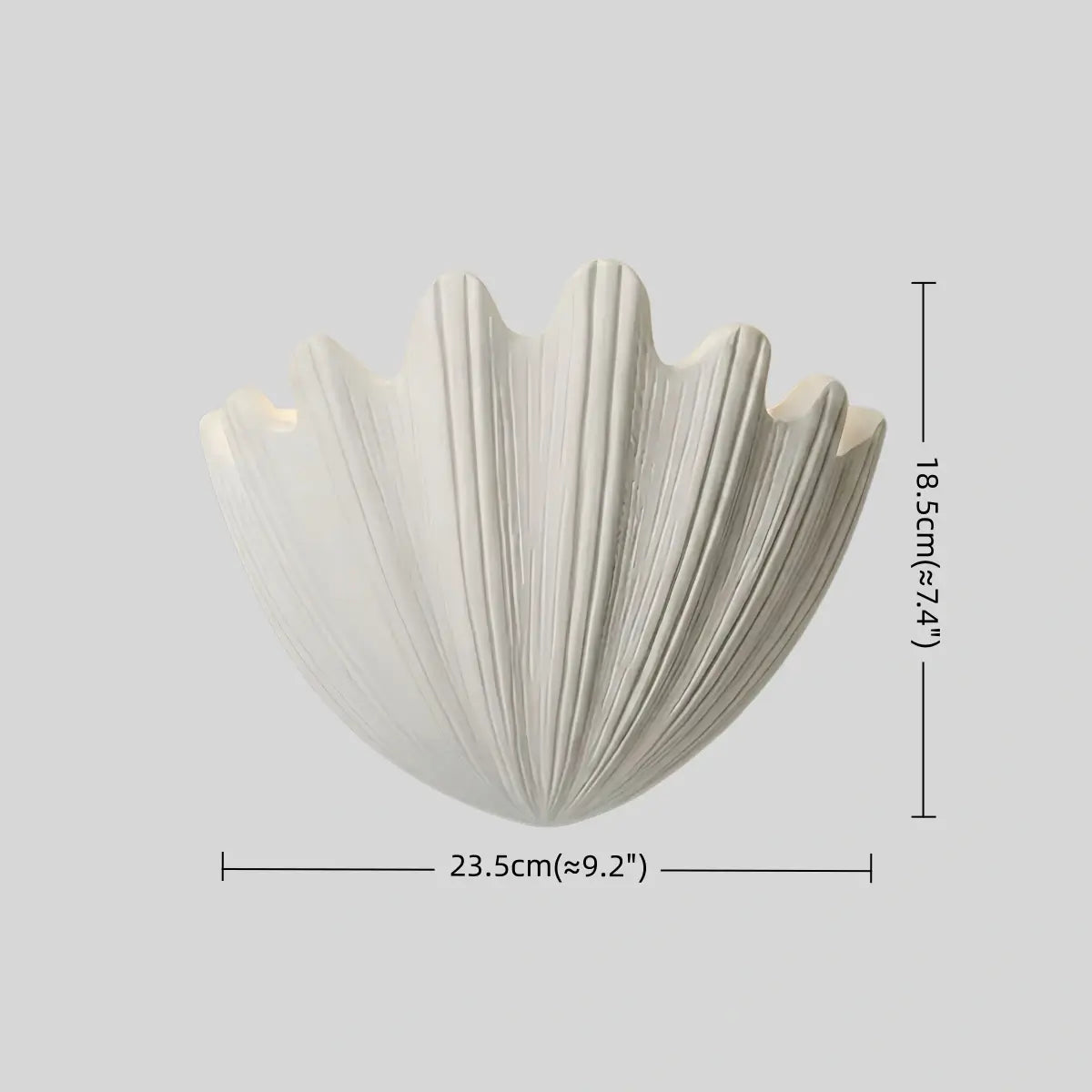 Modern Wall Lamp — Plaster White