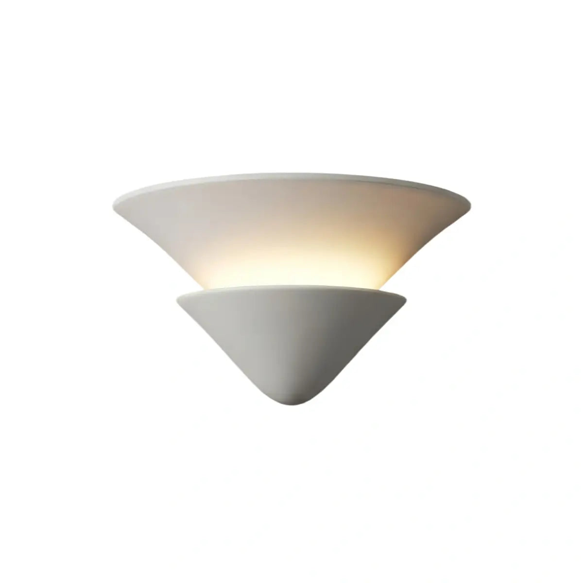 Modern Wall Lamp — Plaster White