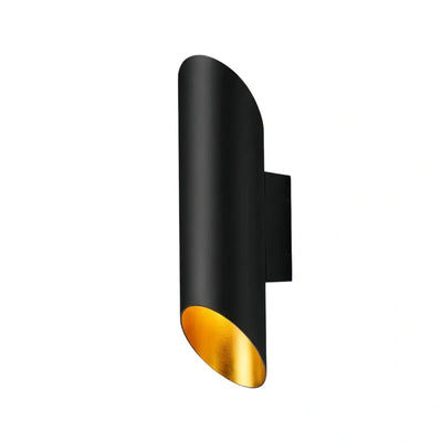Modern Wall Lamp — Metal & Aluminum Black & Gold
