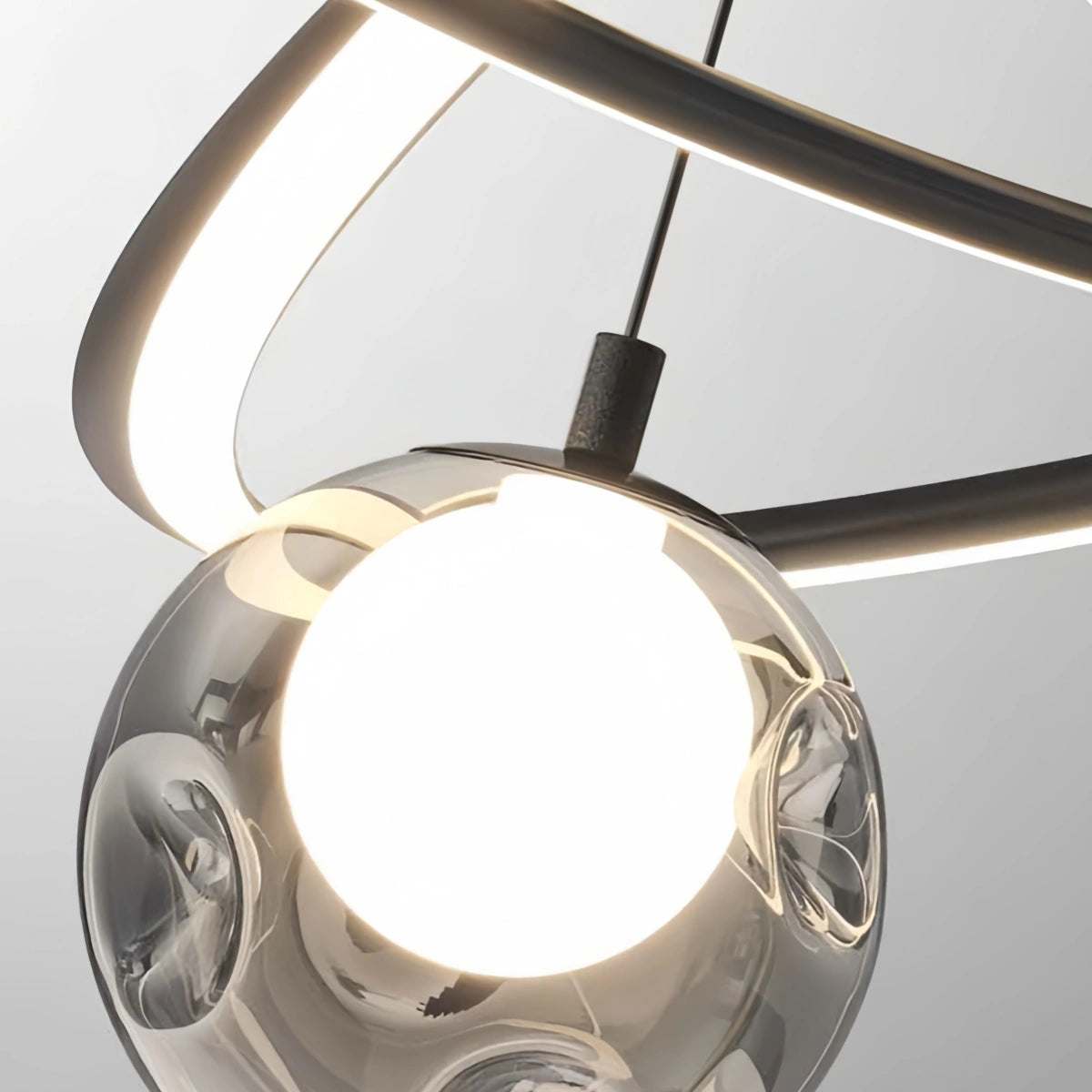 Lunara Minimalist Ring Chandelier