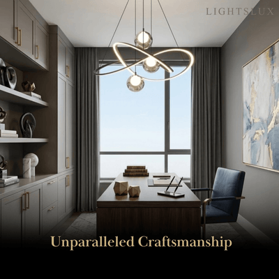 Lunara Minimalist Ring Chandelier