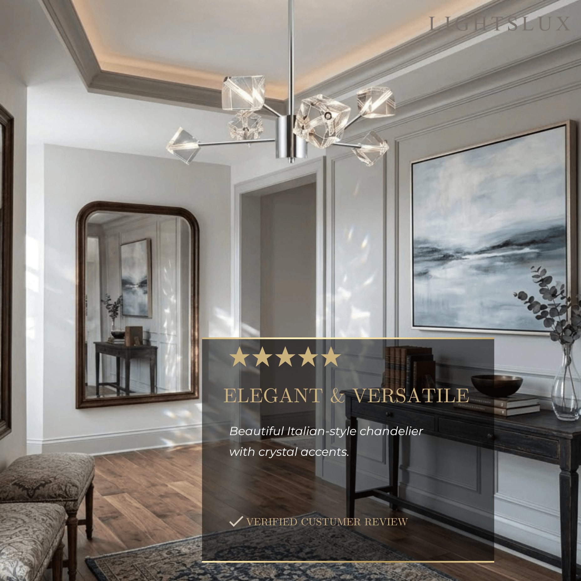 Stellar Modern Sputnik Chandelier 