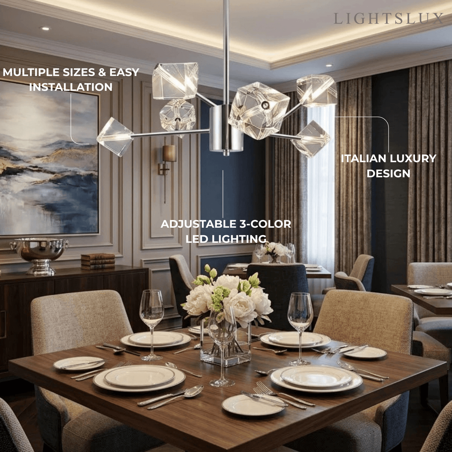 Stellar Modern Sputnik Chandelier 