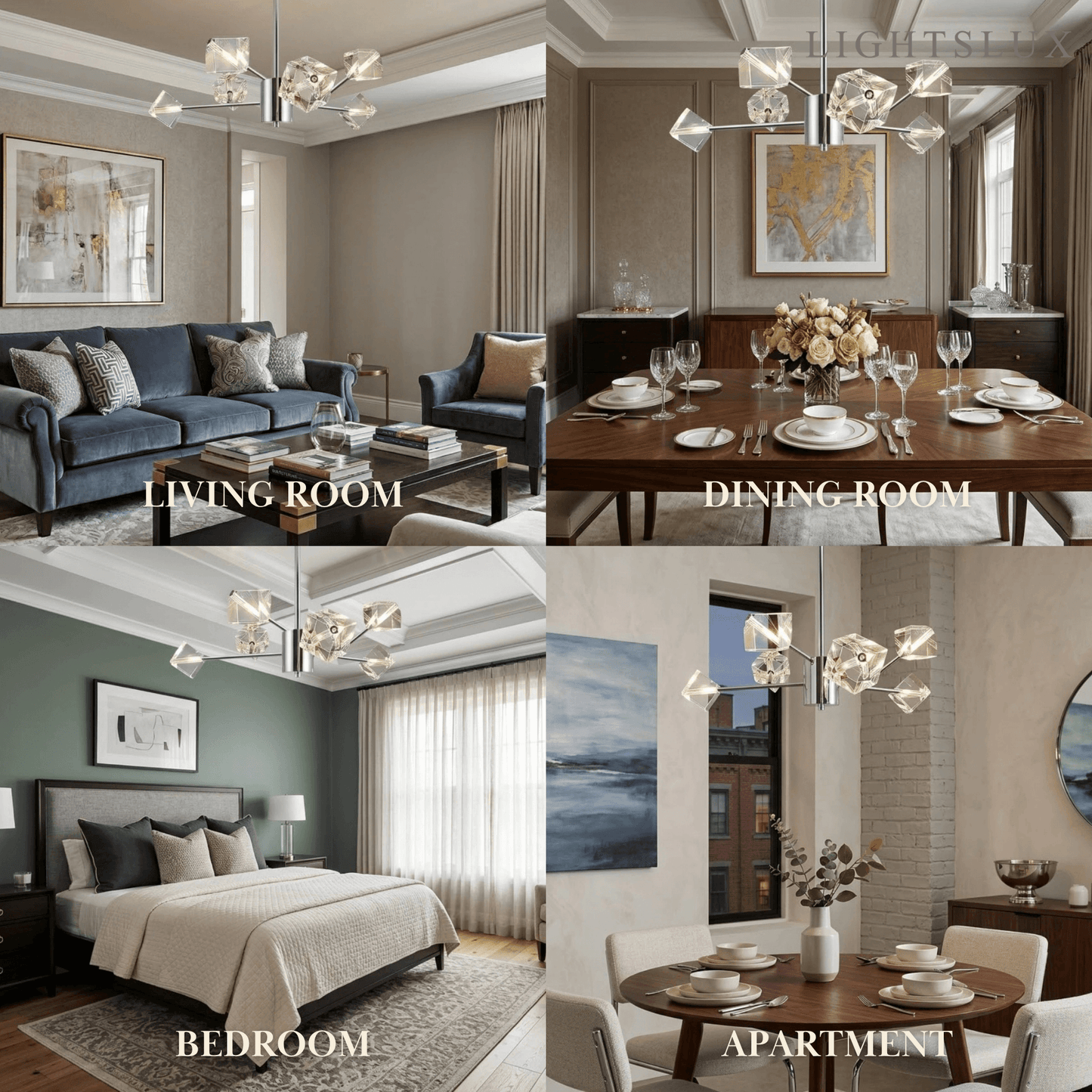 Stellar Modern Sputnik Chandelier 