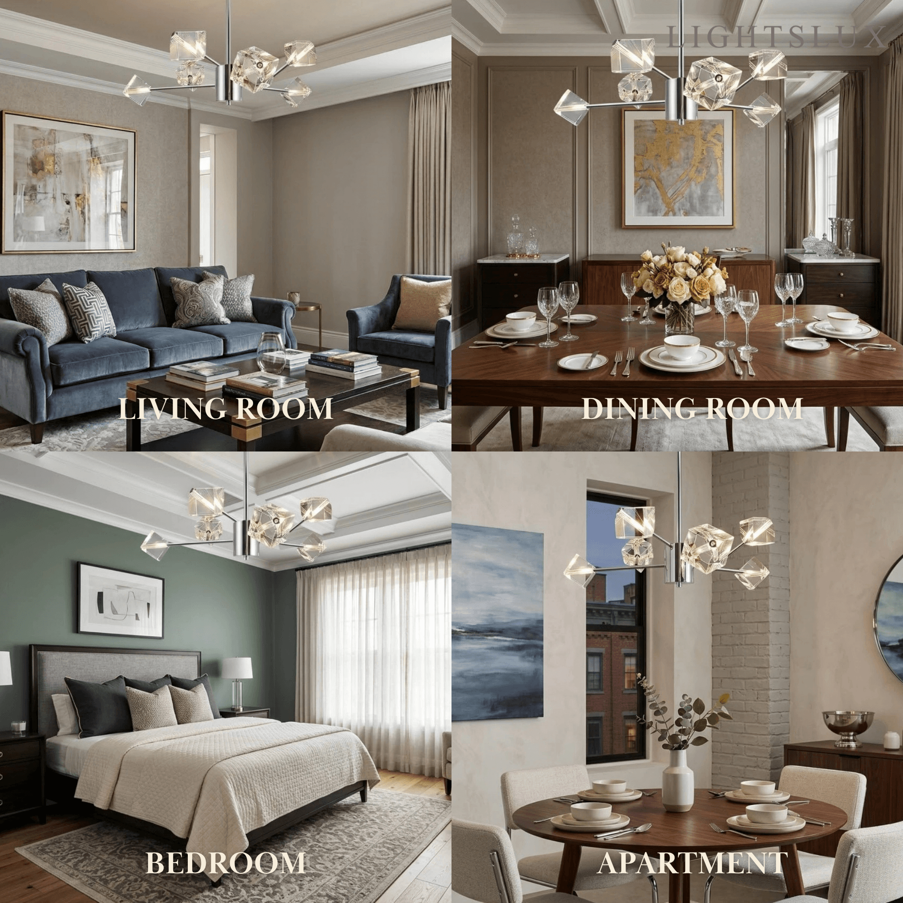 Stellar Modern Sputnik Chandelier 