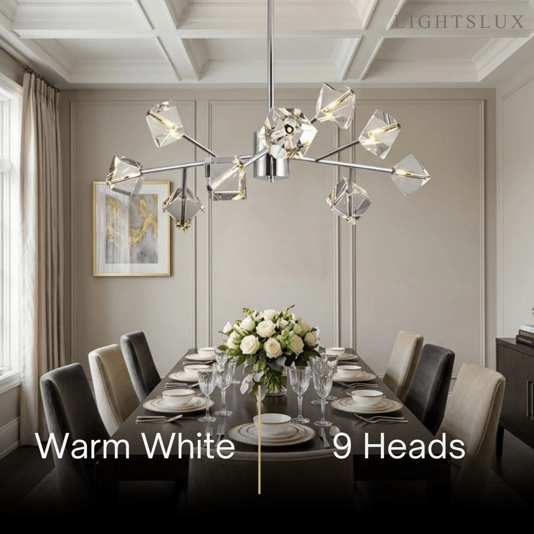 Stellar Modern Sputnik Chandelier 