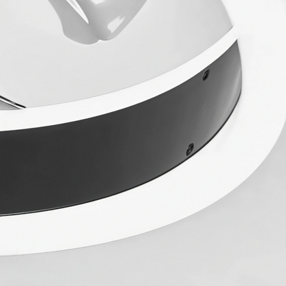 Vivara Modern Semi-Flush Ceiling Fan with Light
