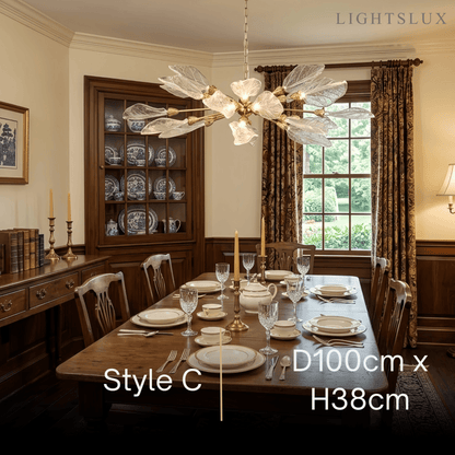 Velora Elegant Organic Chandelier 