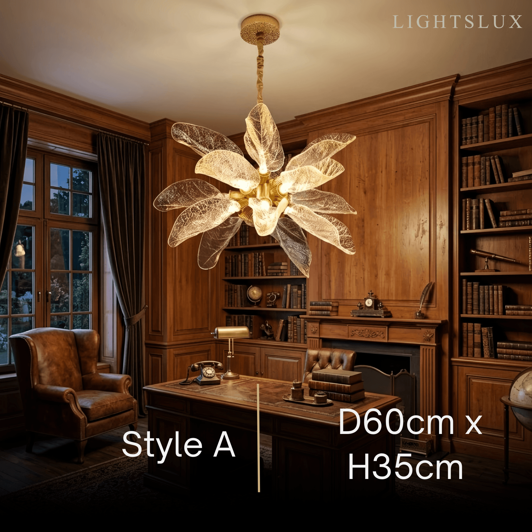 Velora Elegant Organic Chandelier 