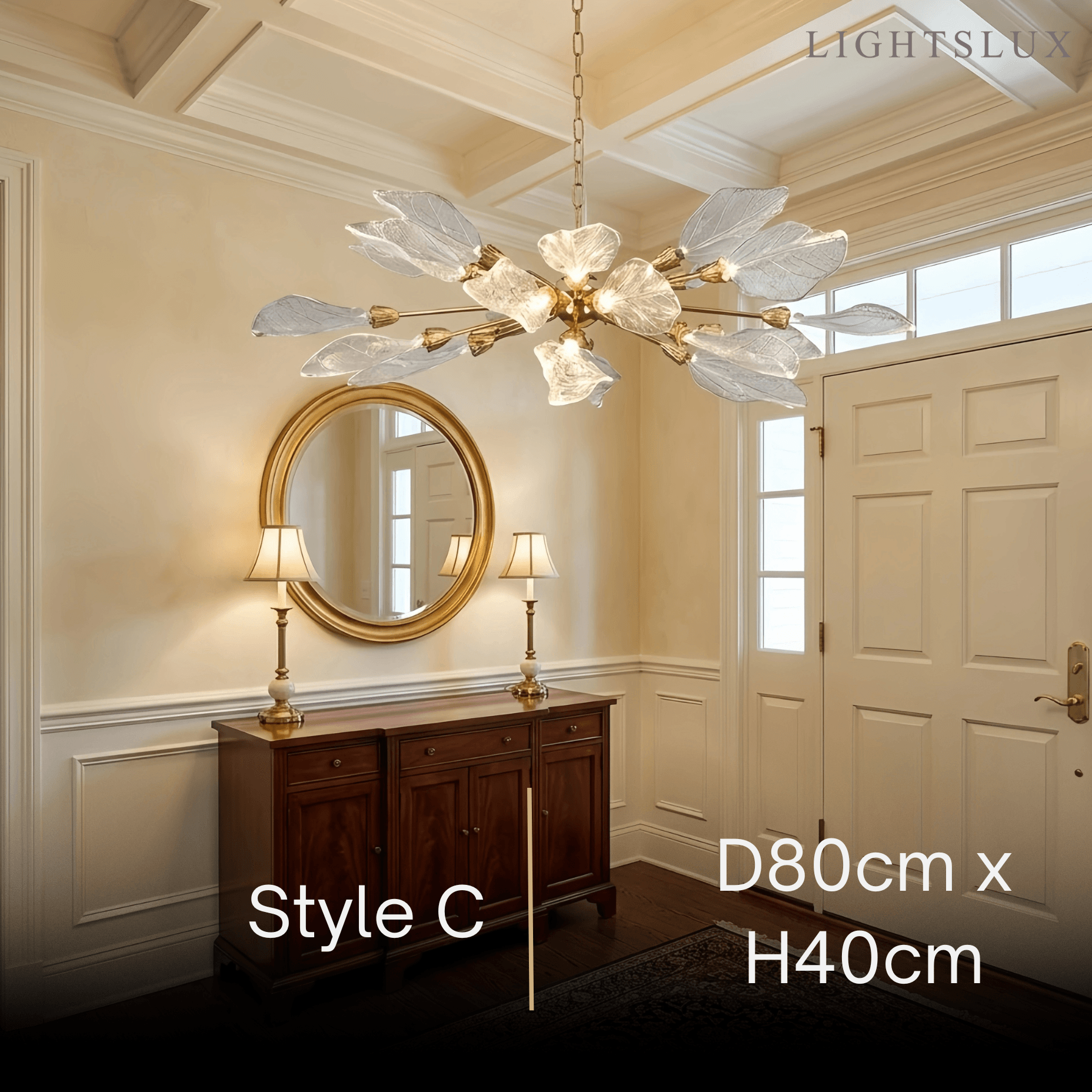 Velora Elegant Organic Chandelier 