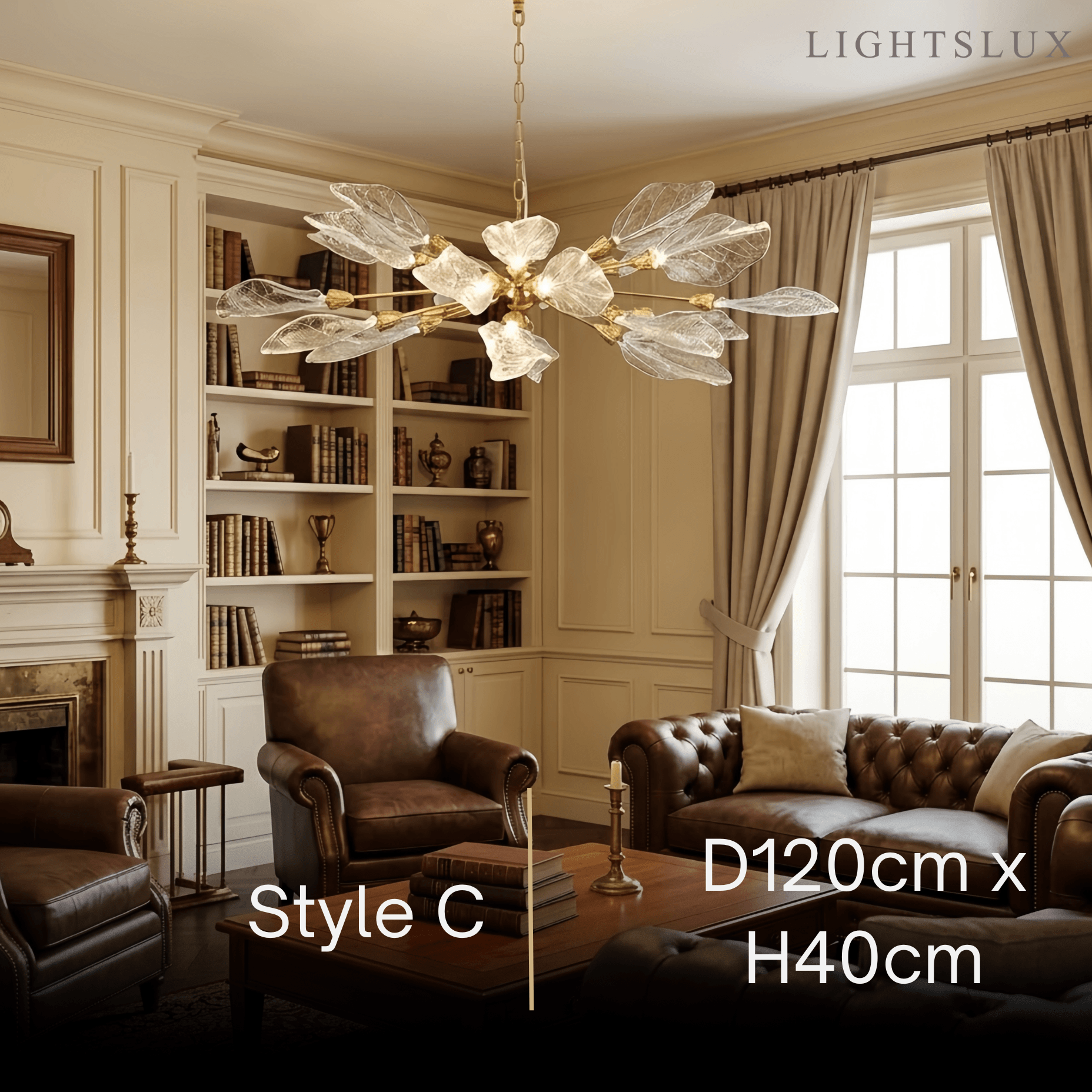 Velora Elegant Organic Chandelier 