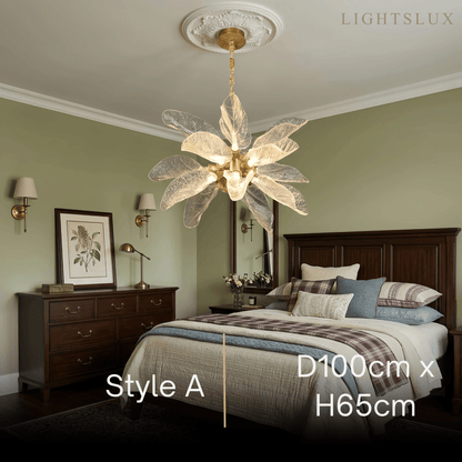 Velora Elegant Organic Chandelier 