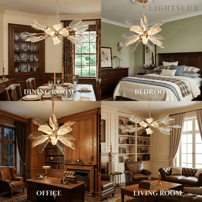 Velora Elegant Organic Chandelier 