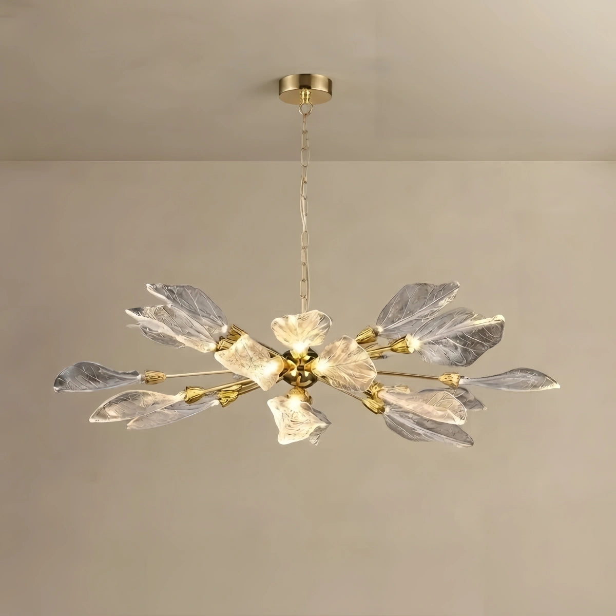 Organic_Chandelier_Gold_Branch_Metal_Resin_for_Living_Room