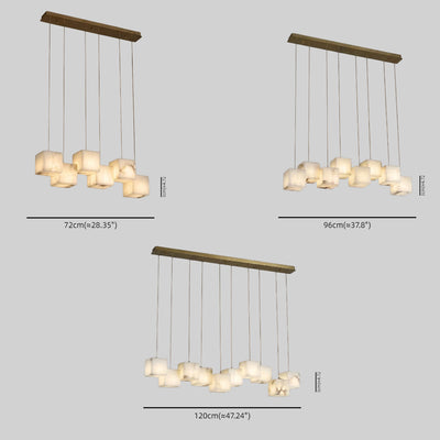 Minimalist_Pendant_Light_Marble_Stainless_Steel_White