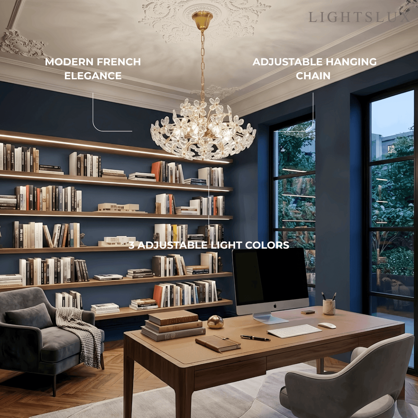 Velora Modern Crystal Pendant Light 