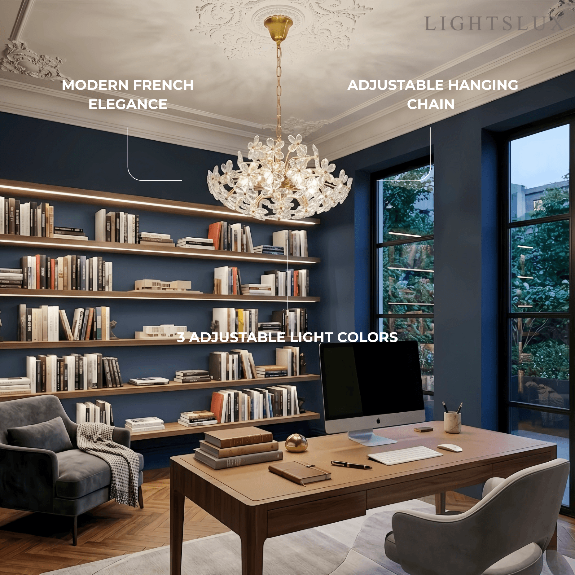 Velora Modern Crystal Pendant Light 