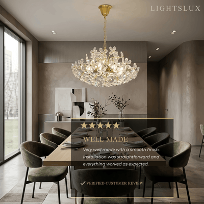 Velora Modern Crystal Pendant Light 