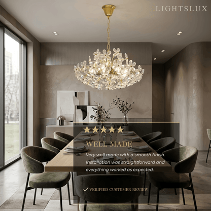 Velora Modern Crystal Pendant Light 