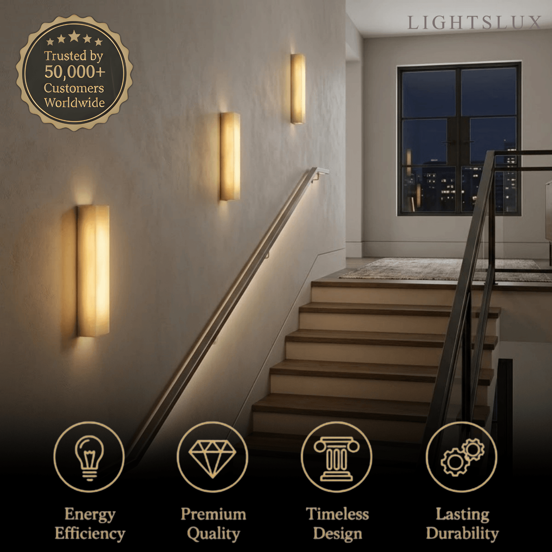 Arcato Minimalist LED Wall Lamp