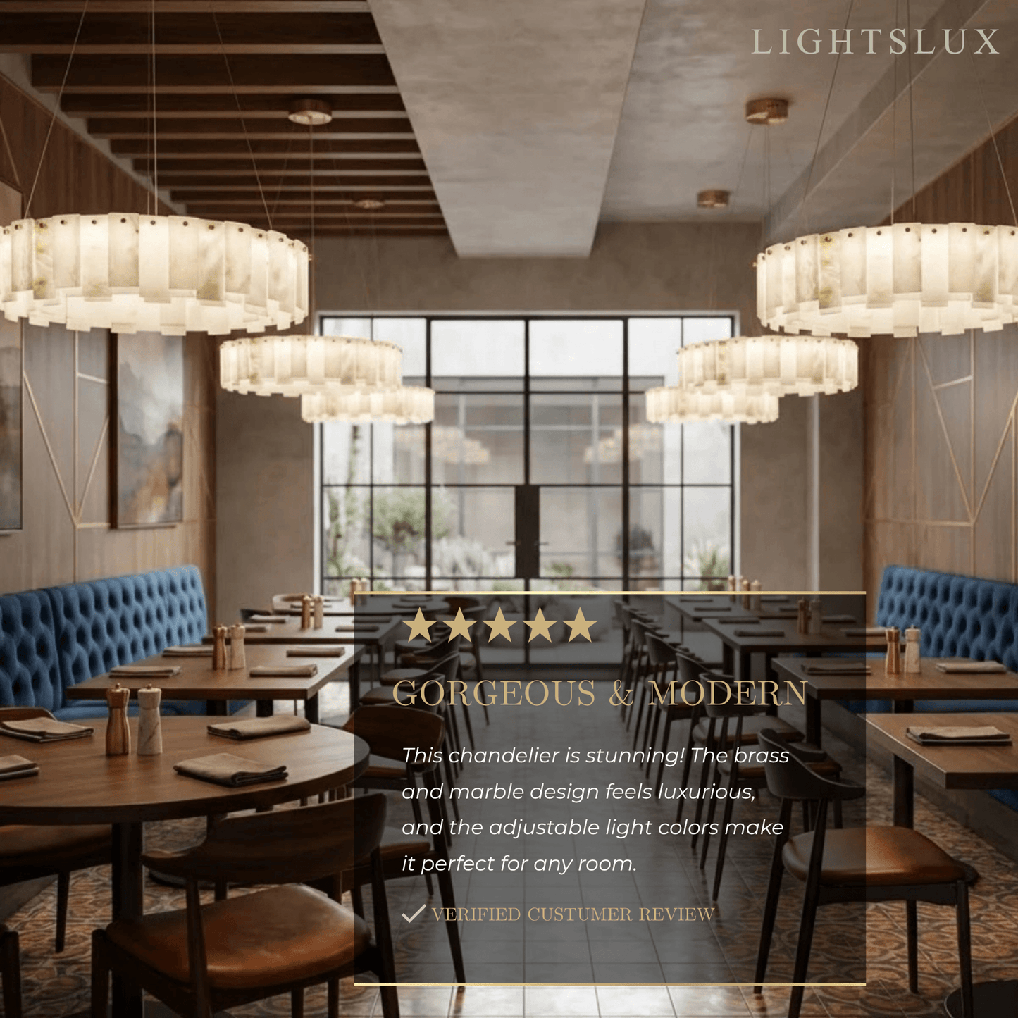 Vivara Luxury Marble Chandelier
