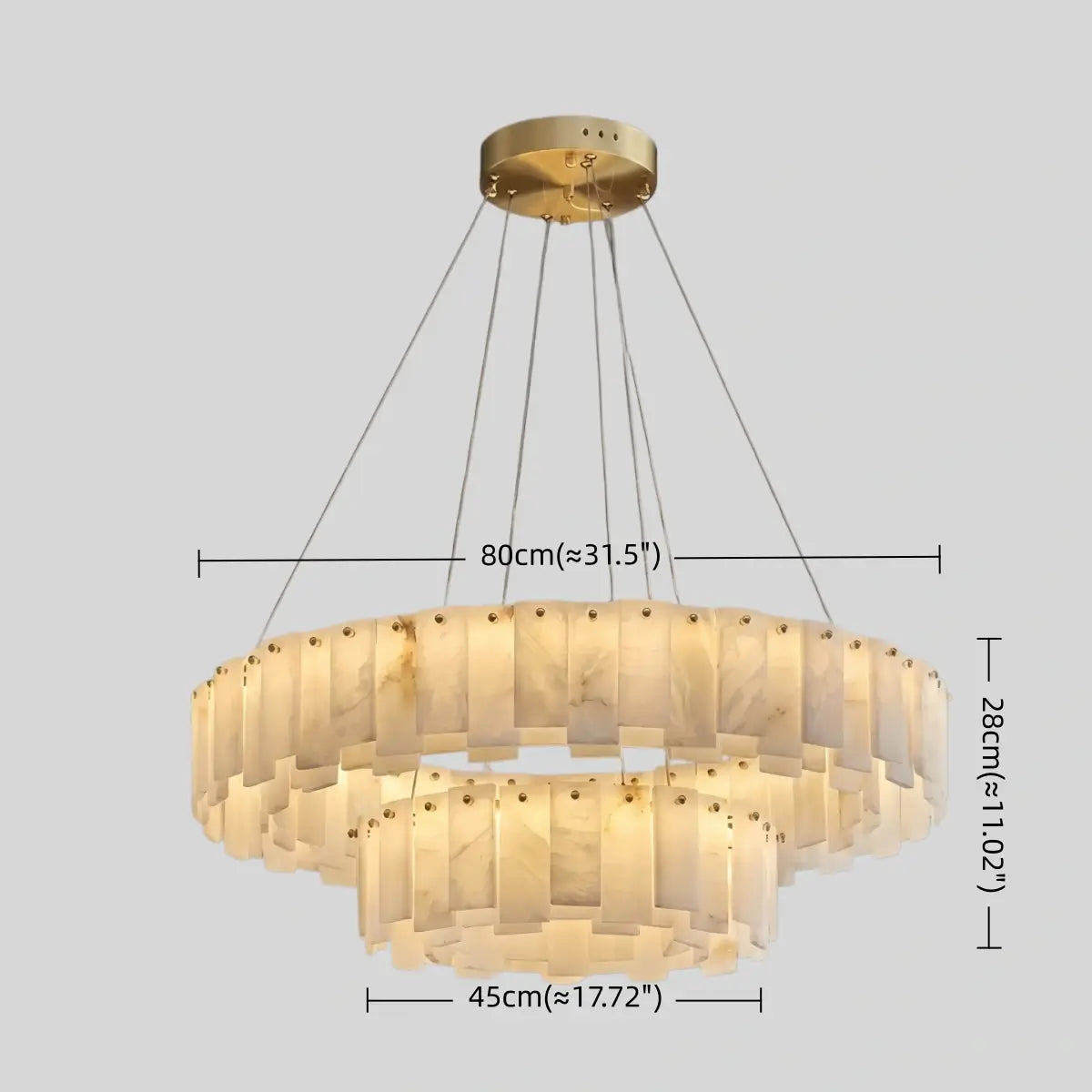 Vivara Luxury Marble Chandelier