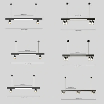 Arcato Modern Linear LED Pendant Light