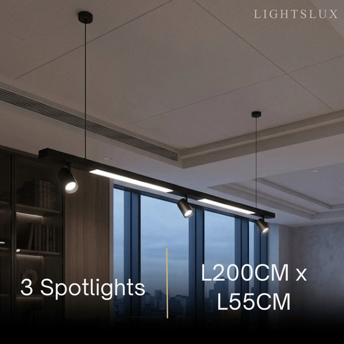Arcato Modern Linear LED Pendant Light