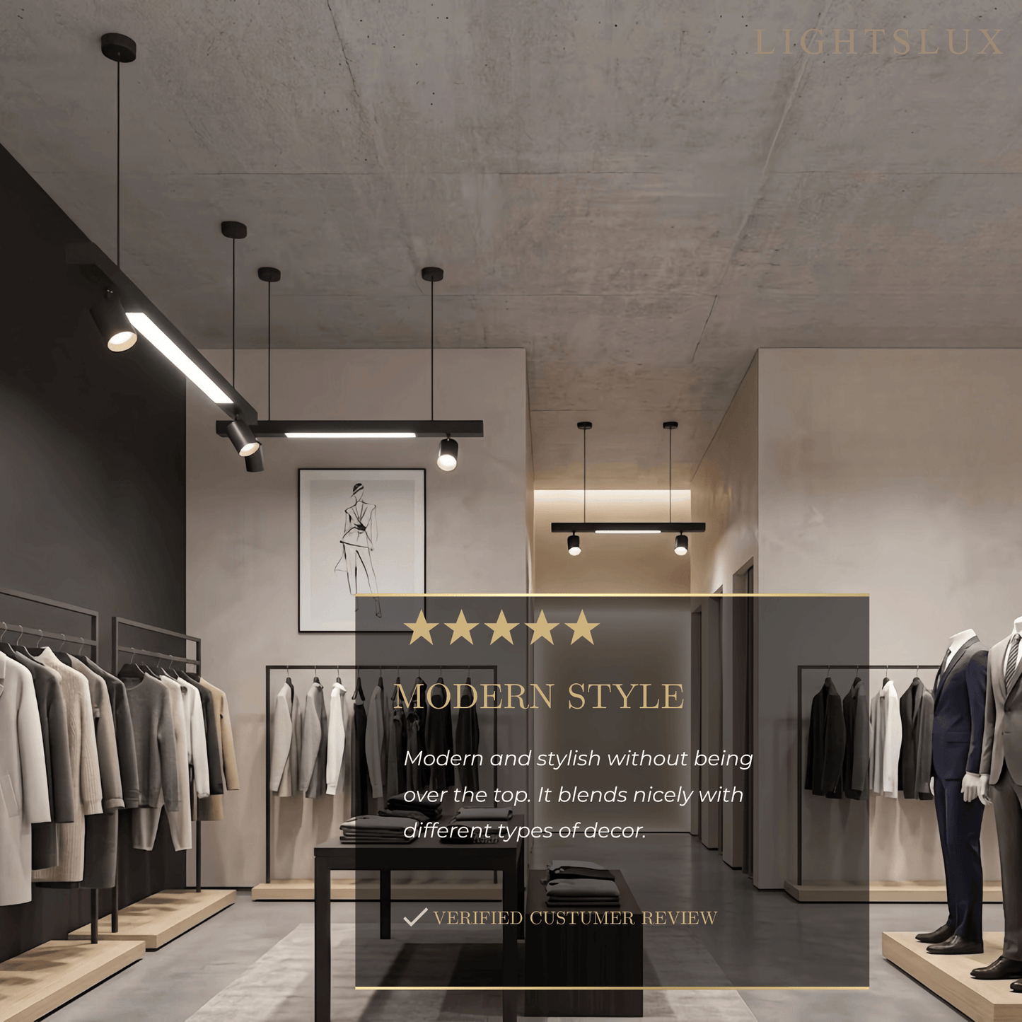 Arcato Modern Linear LED Pendant Light