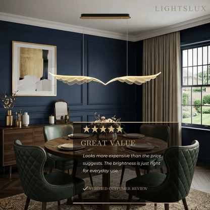 Modern Nordic Pendant Light — Metal & Acrylic Black Gold