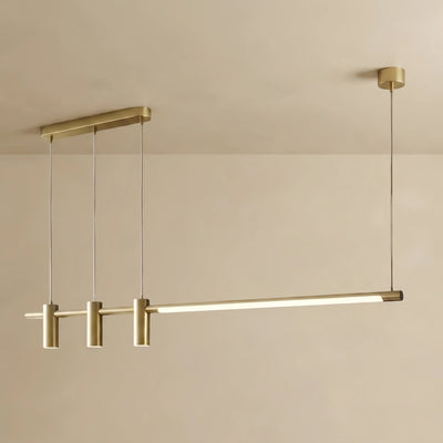 Vivara Modern Minimalist Pendant Light — Brass Gold