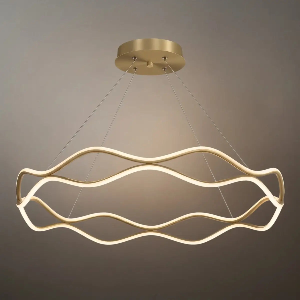 Arcato Modern Copper Chandelier 