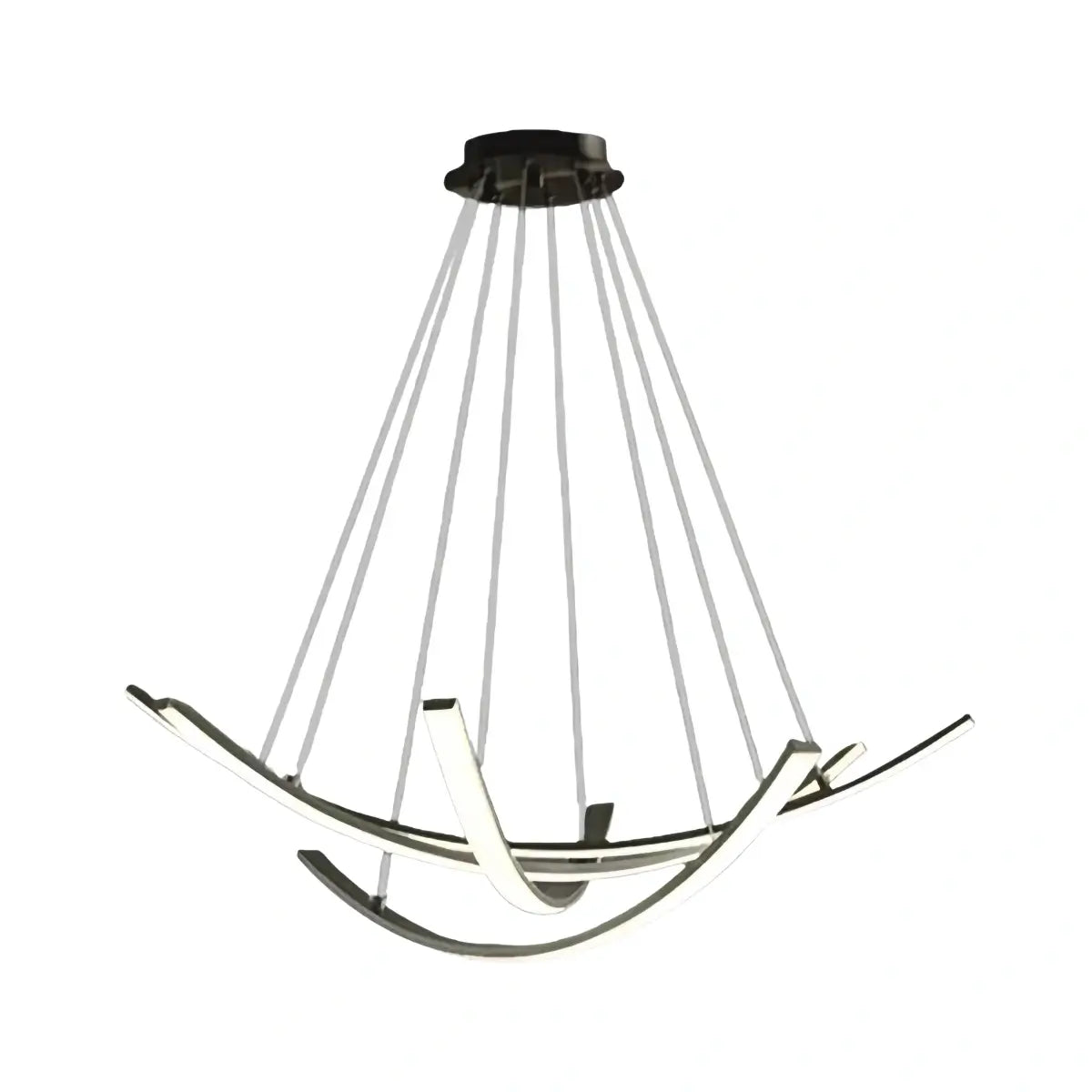 Modern Minimalist Chandelier — Brass Gold