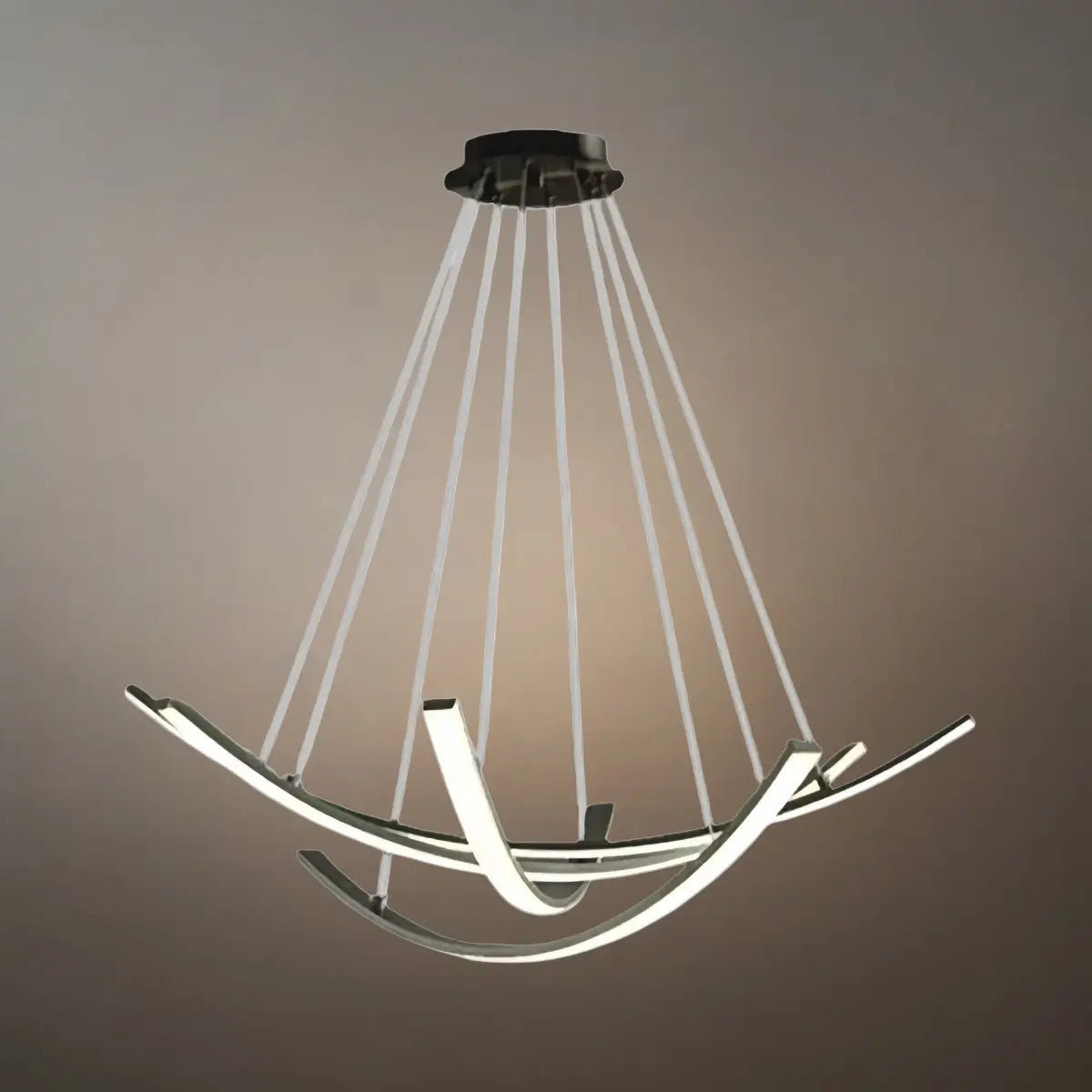 Modern Minimalist Chandelier — Brass Gold