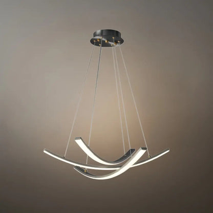 Modern Minimalist Chandelier — Brass Gold