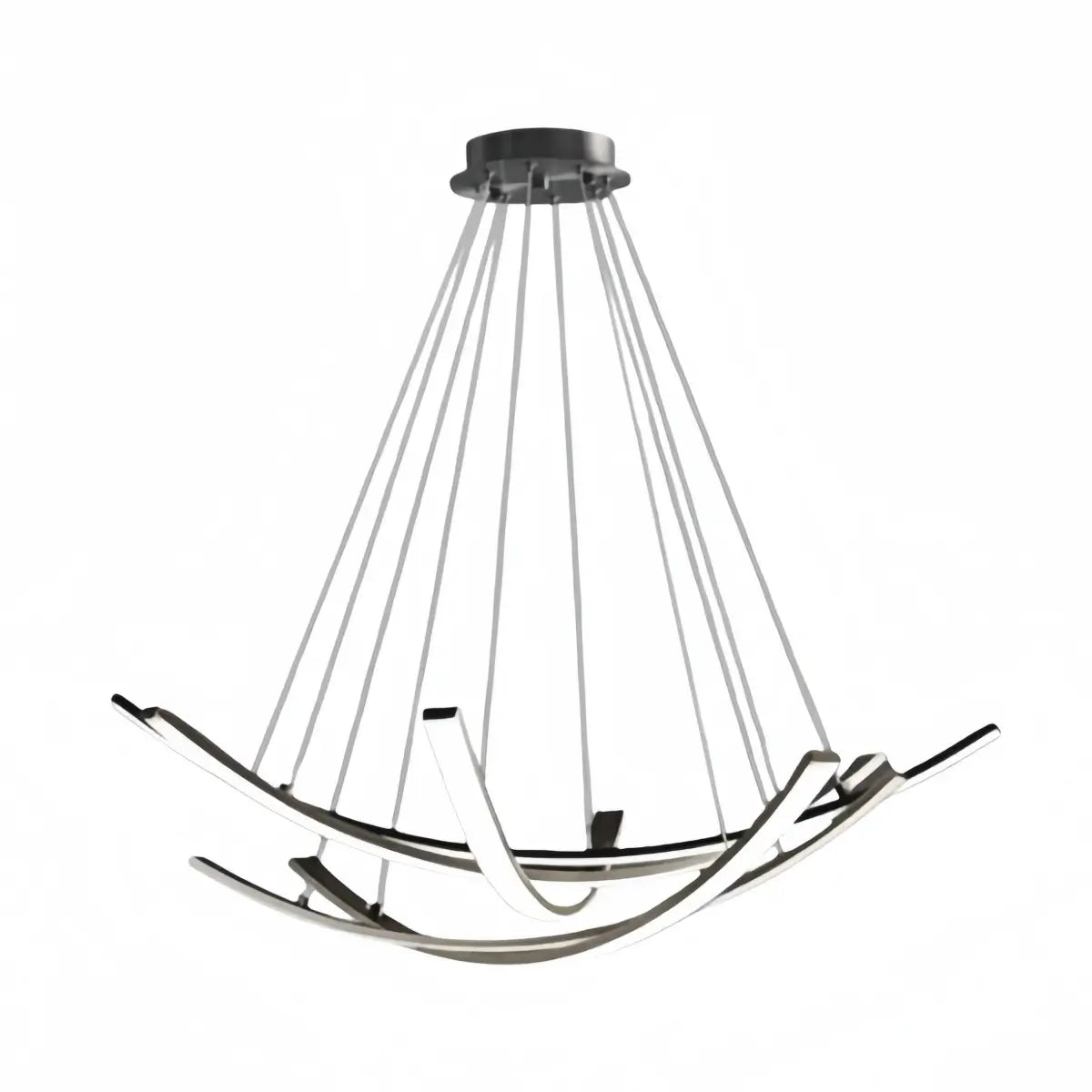 Modern Minimalist Chandelier — Brass Gold