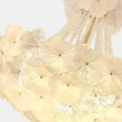 Lámpara de araña de cristal elegante Excelis – Hierro y cristal para comedor y sala de estar