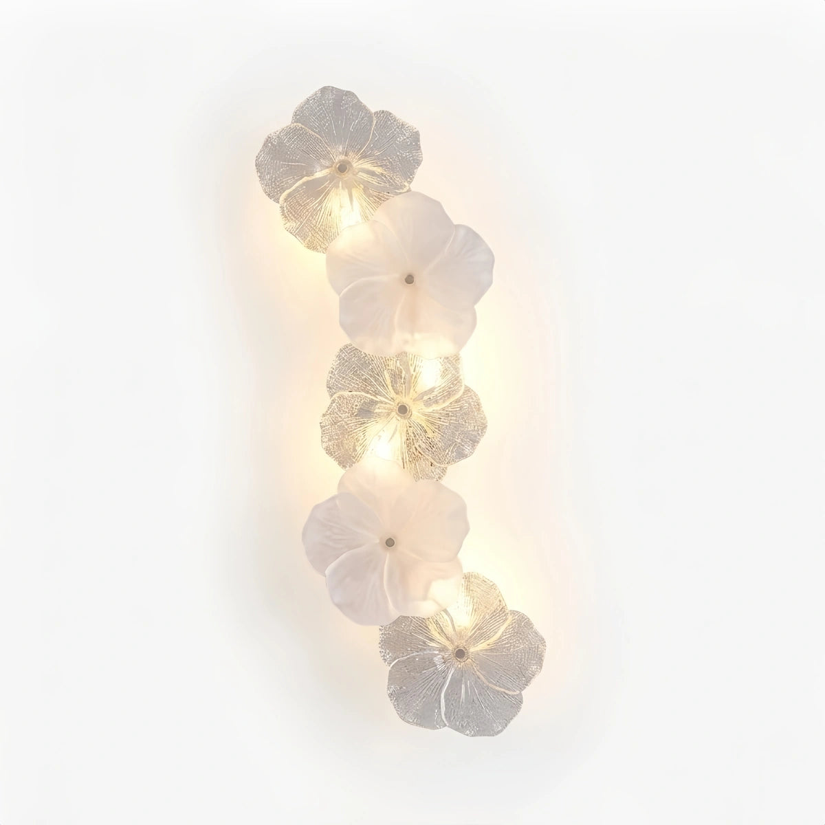Lámpara de pared moderna Velora - Acero al carbono y cristal blanco para dormitorio y sala de estar