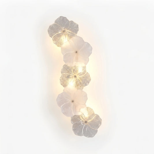 Velora Moderne Wandlampe – Karbonstahl & Glas Weiß für Schlafzimmer Wohnzimmer
