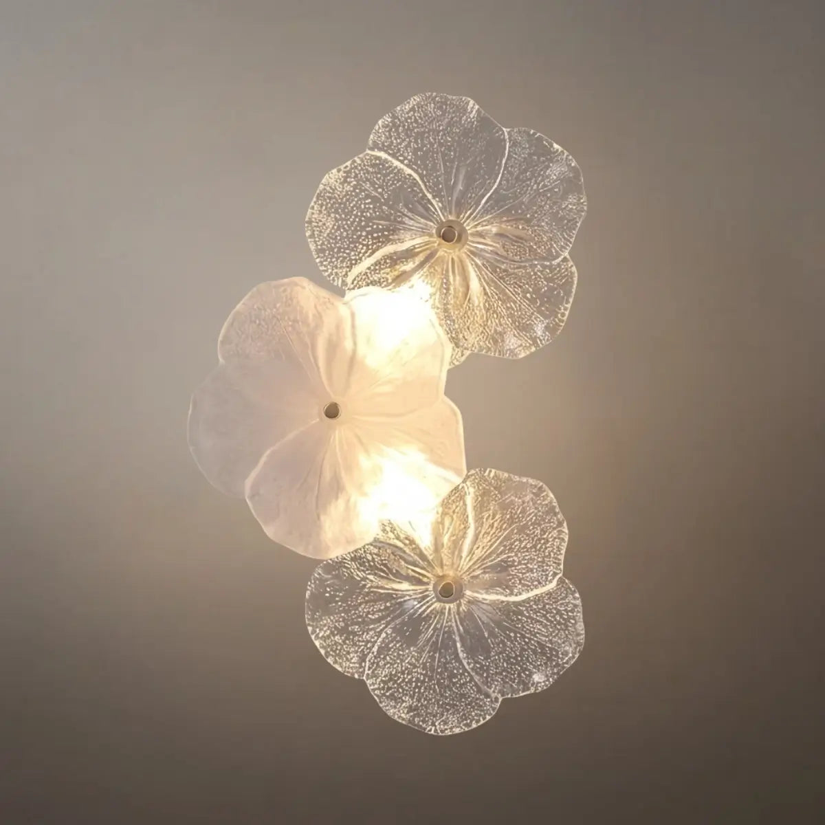 Modern Wall Lamp -- Carbon Steel & Glass White