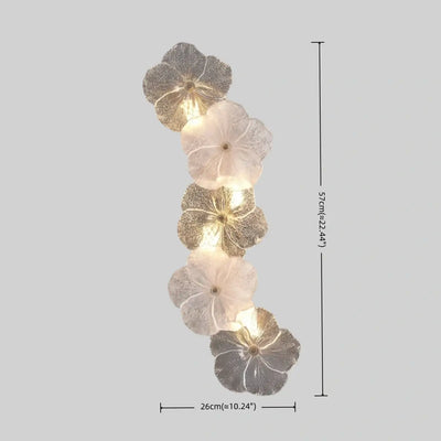 Modern Wall Lamp -- Carbon Steel & Glass White