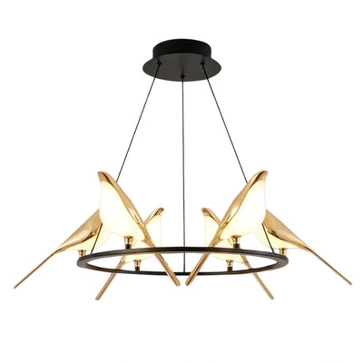 Vivara Nordic Magpie Bird Chandelier 