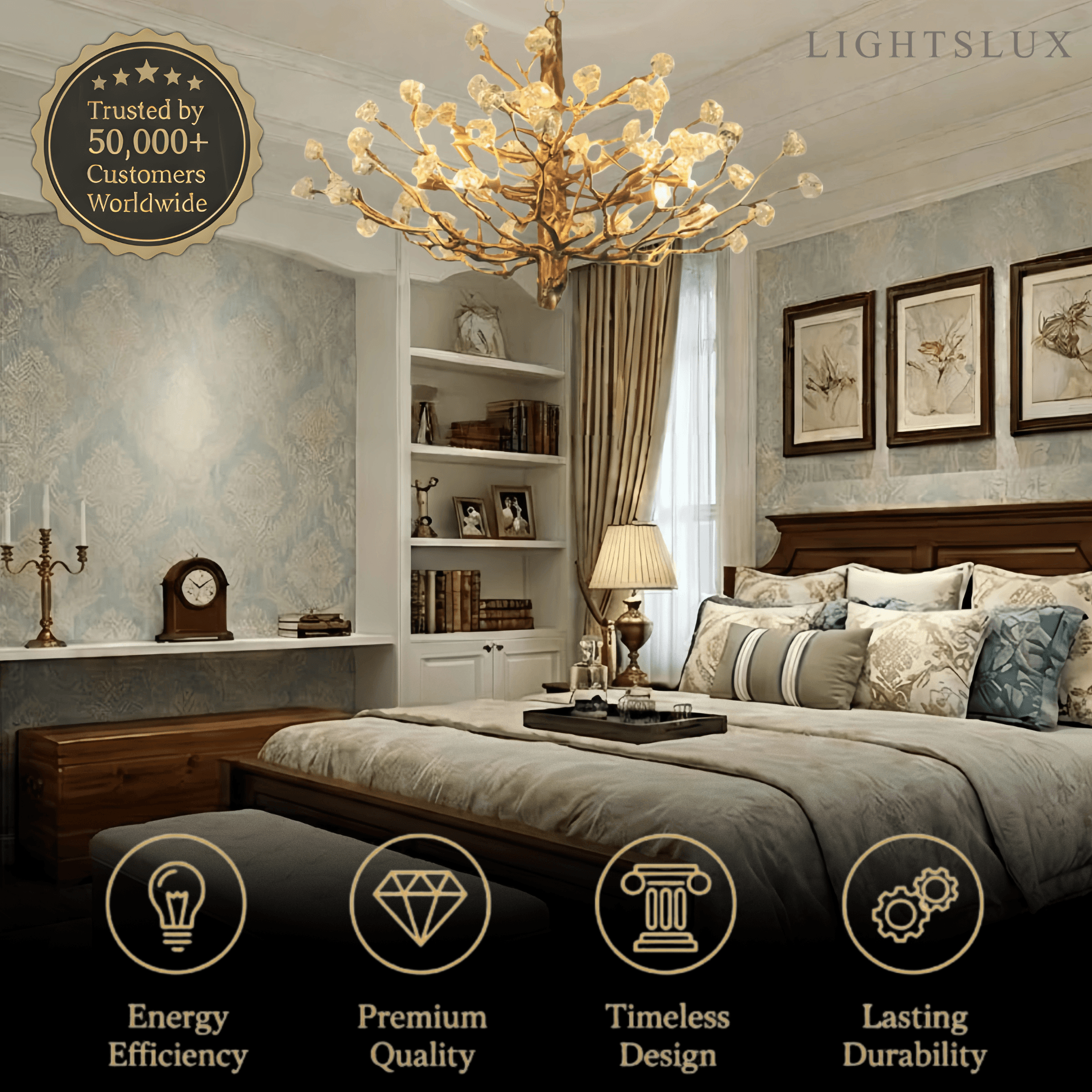 Excelis Vintage Chandelier